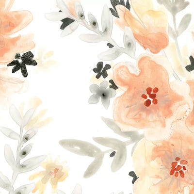 Blush Garden II by June Erica Vess multi panel art