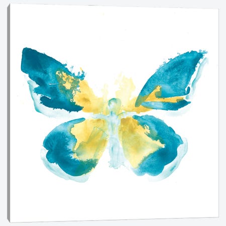 Butterfly Traces I Canvas Print #JEV488} by June Erica Vess Canvas Art