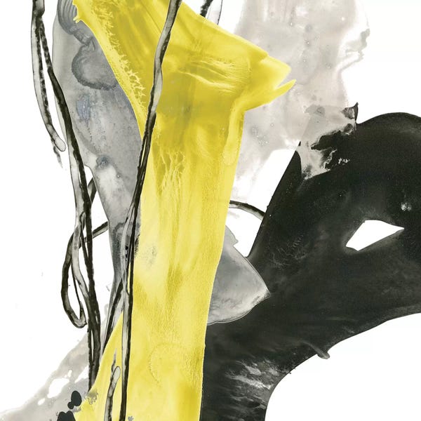 Abstract Expressionism: Citron Flux I by June Erica Vess