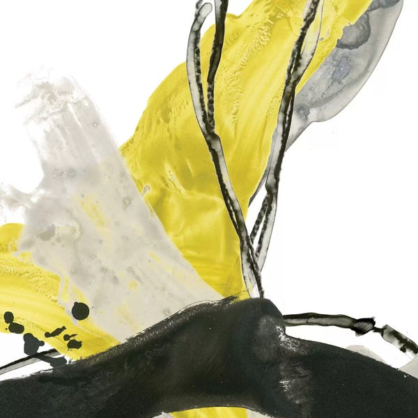 Abstract Expressionism: Citron Flux III by June Erica Vess