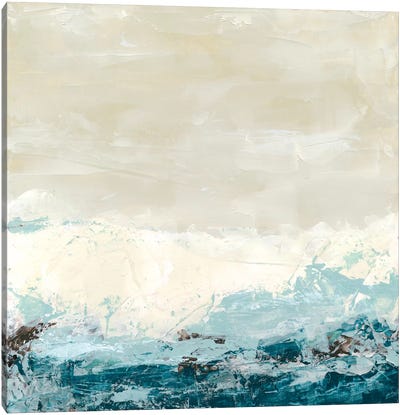 Coastal Currents II Canvas Art Print - Coastal & Ocean Abstract Art