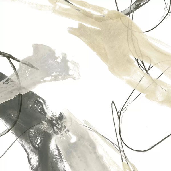 Abstract Expressionism: Monochrome Momentum IV by June Erica Vess