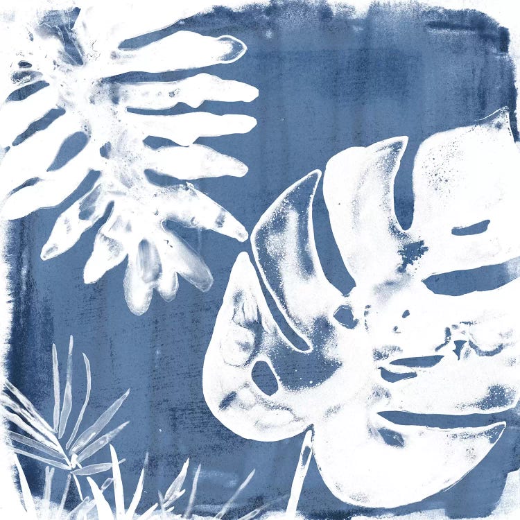 Tropical Indigo Impressions IV by June Erica Vess canvas print