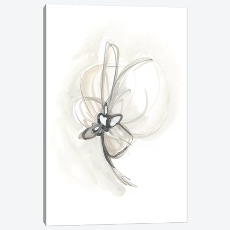 Neutral Floral Gesture II Canvas Print #JEV779} by June Erica Vess Canvas Wall Art