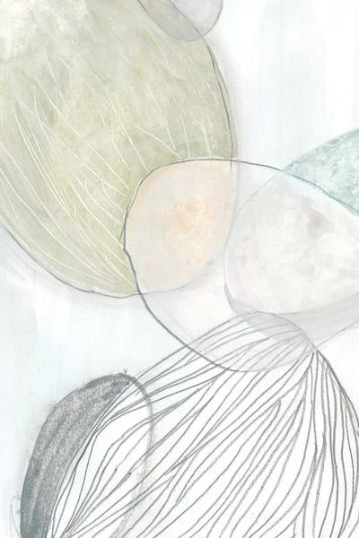 Zen Bedroom: Sea Pebbles I by June Erica Vess