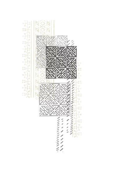 Block Print Composition IV