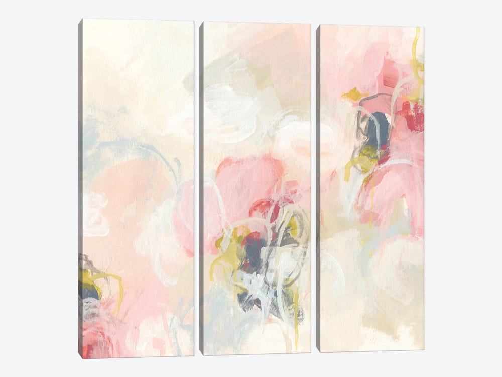 Cherry Blossom II by June Erica Vess 3-piece Canvas Art
