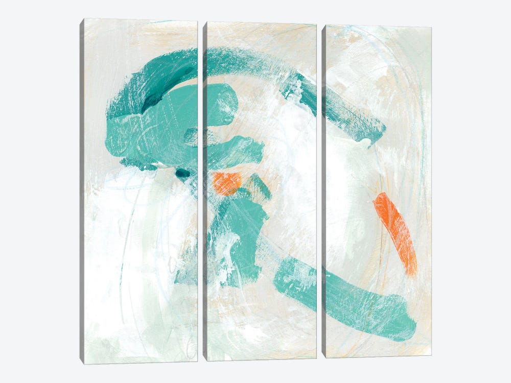 Tidal Current II by June Erica Vess 3-piece Canvas Art Print