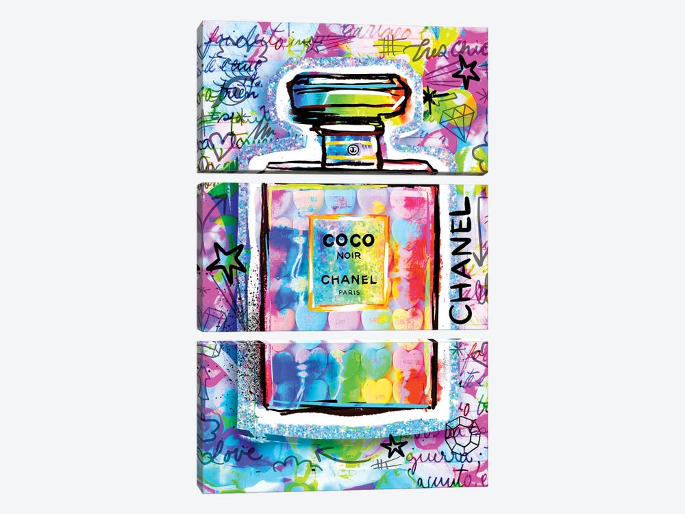 Coco Perfume by Jessica Stempel 3-piece Canvas Art Print