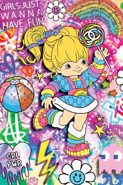 Rainbow Brite by Jessica Stempel wall art