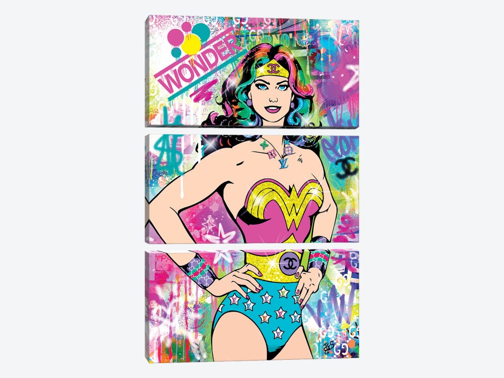 Wonder Woman by Jessica Stempel 3-piece Art Print