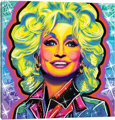 Hello Dolly Canvas Art Print - Dolly Parton