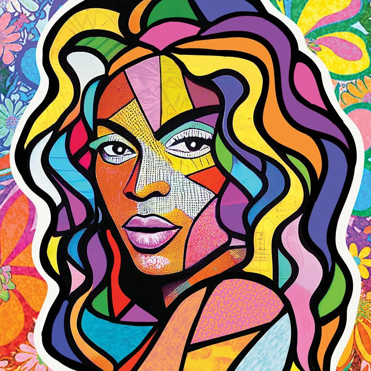 Stained Glass Beyonce by Jessica Stempel wall art