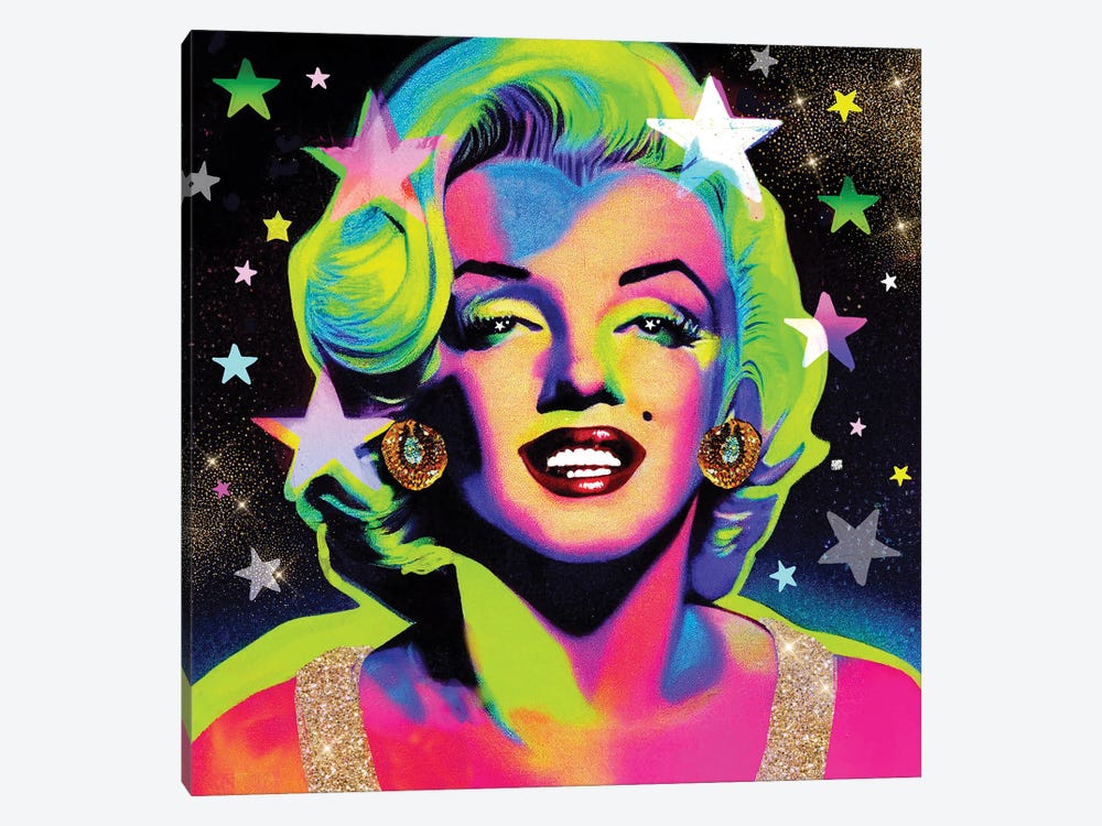 Starry Monroe by Jessica Stempel 1-piece Canvas Art
