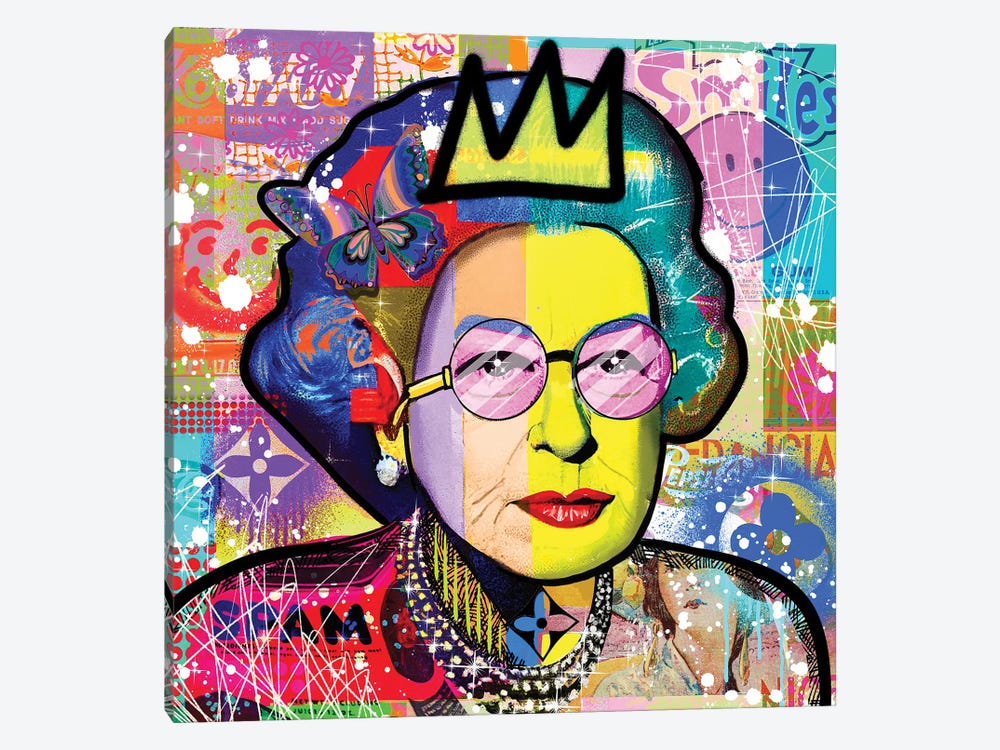The Queen Remix by Jessica Stempel 1-piece Canvas Print