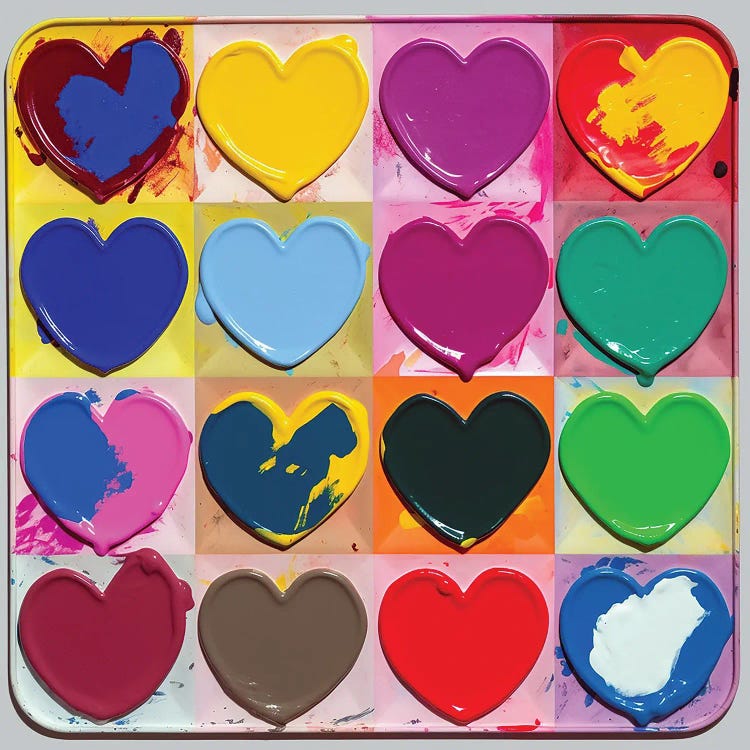 Heart Paint Palette II