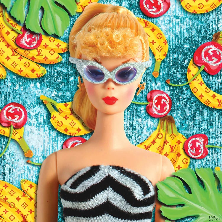 Barbie Bananas by Jessica Stempel wall art