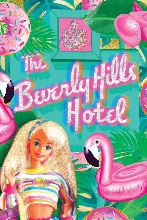 Beverly Hills Barbie by Jessica Stempel wall art