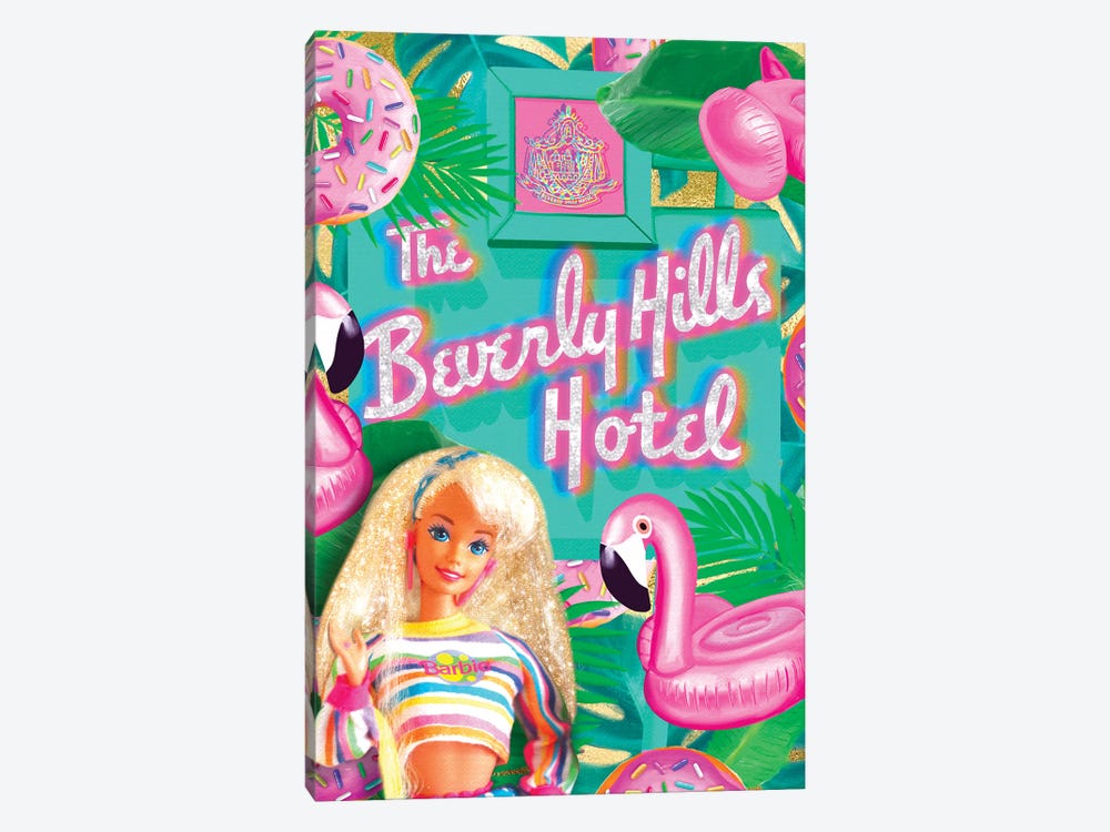 Beverly Hills Barbie by Jessica Stempel 1-piece Art Print