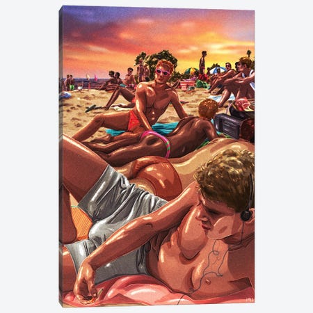 Beach Canvas Print #JEZ11} by Jamie Edler Canvas Art Print