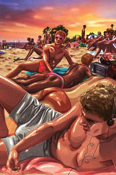 Sunbathing: Beach by Jamie Edler