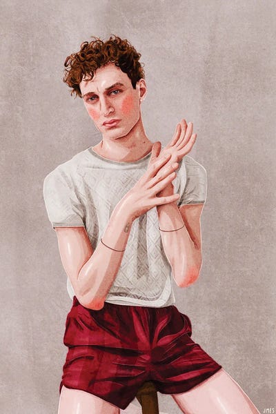 Jamie Edler: Red Shorts by Jamie Edler