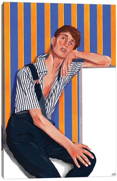 Stripes Canvas Art Print - Jamie Edler