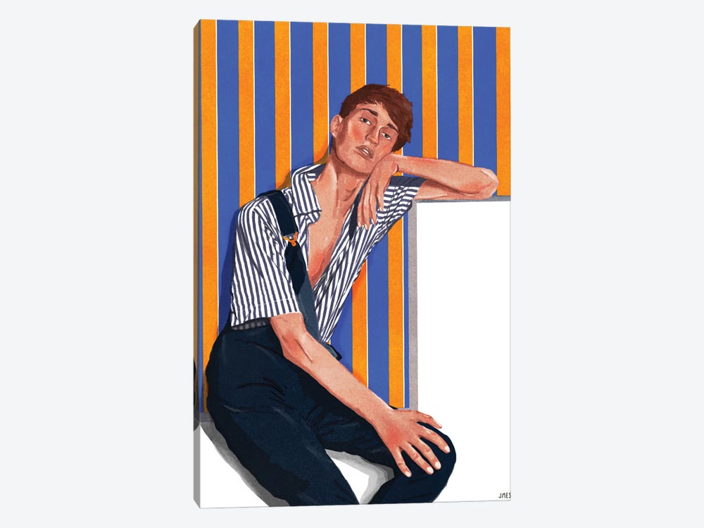 Stripes by Jamie Edler 1-piece Canvas Art Print