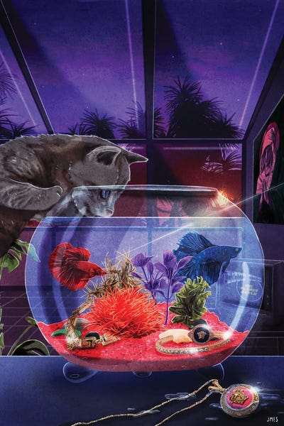 Fishbowl by Jamie Edler metal wall art