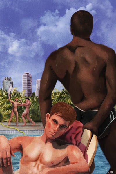 Sunbathing: Blue Sky by Jamie Edler