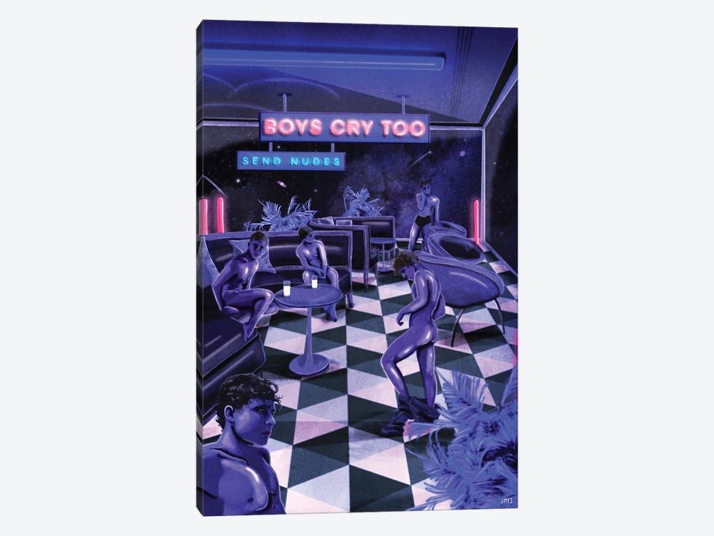 Boys Cry Too by Jamie Edler 1-piece Canvas Art