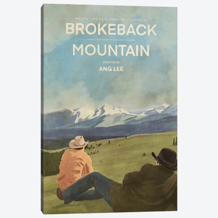 Brokeback Mountain Canvas Print #JEZ41} by Jamie Edler Canvas Artwork