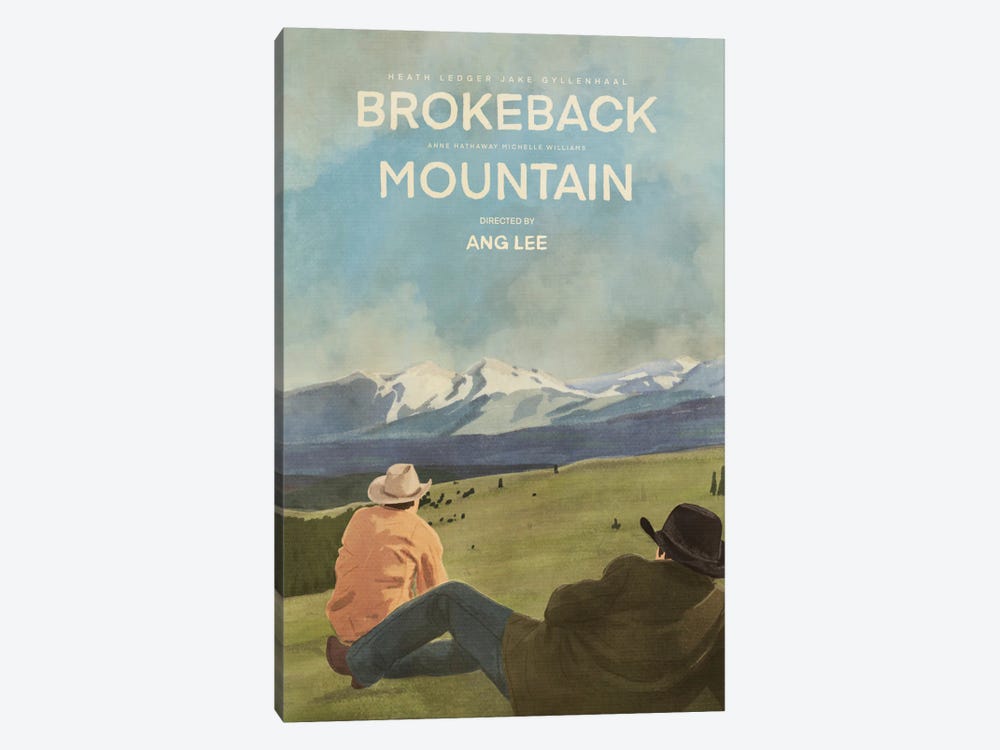 Brokeback Mountain by Jamie Edler 1-piece Art Print