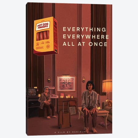 Everything Everywhere All At Once Canvas Print #JEZ44} by Jamie Edler Art Print