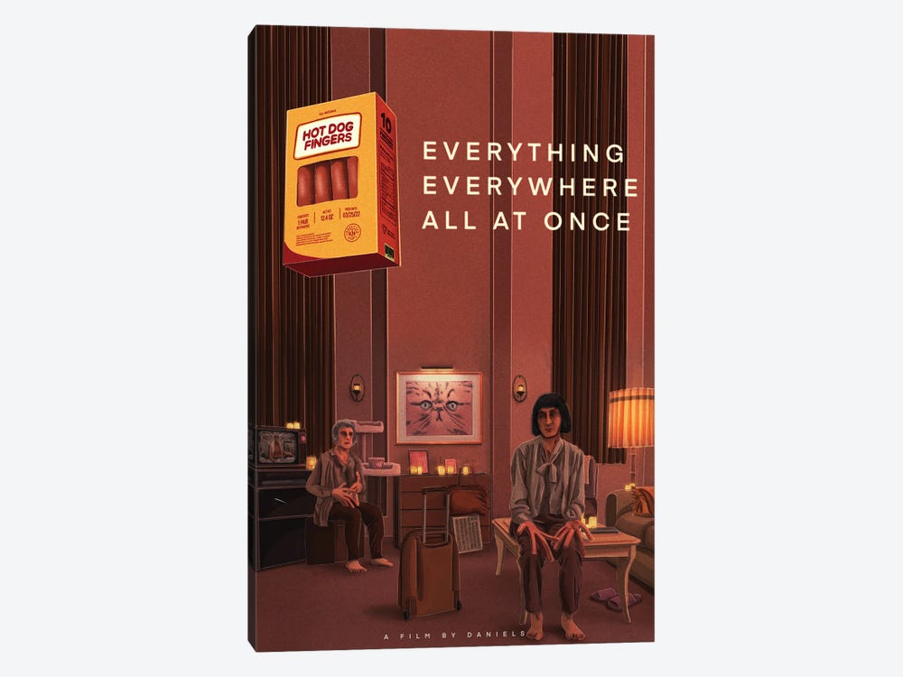Everything Everywhere All At Once by Jamie Edler 1-piece Canvas Wall Art