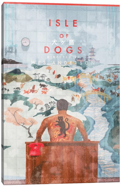 Isle Of Dogs Canvas Art Print - Jamie Edler