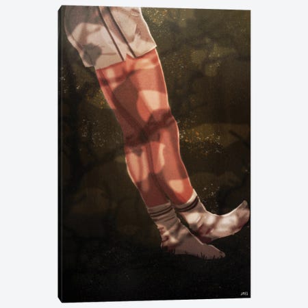 White Socks And Shorts Canvas Print #JEZ4} by Jamie Edler Canvas Wall Art
