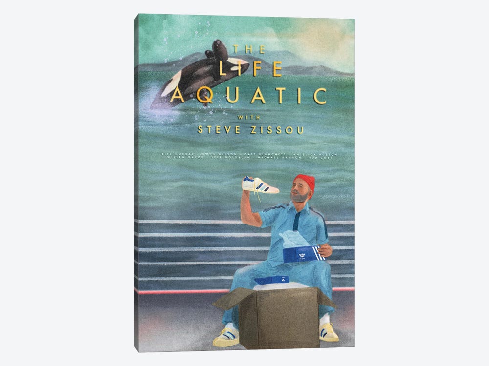 The Life Aquatic by Jamie Edler 1-piece Canvas Art Print
