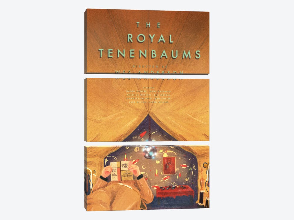 The Royal Tenenbaums by Jamie Edler 3-piece Canvas Artwork