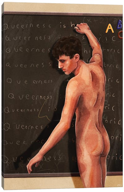 Queerness Is Historic Canvas Art Print - Jamie Edler