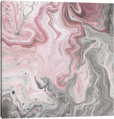 Blush Minerals I Canvas Art Print - Agate, Geode & Mineral Art