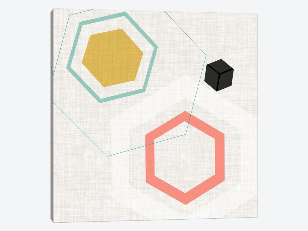 Mod Geometry II by Jarman Fagalde 1-piece Canvas Print