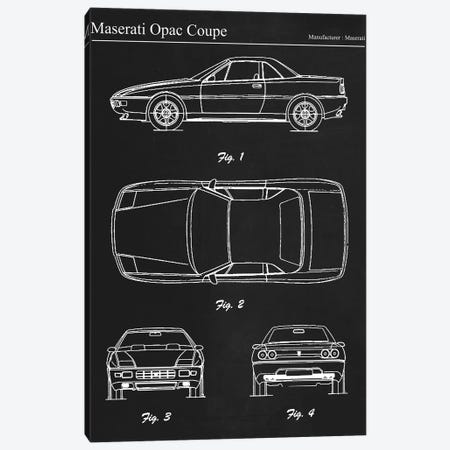 Maserati Opac Coupe Canvas Print #JFD101} by Joseph Fernando Canvas Art Print