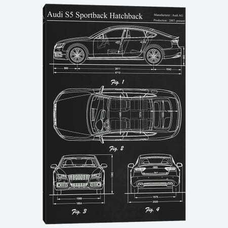 2011 Audi S5 Sportback Hatchback Canvas Print #JFD103} by Joseph Fernando Canvas Print
