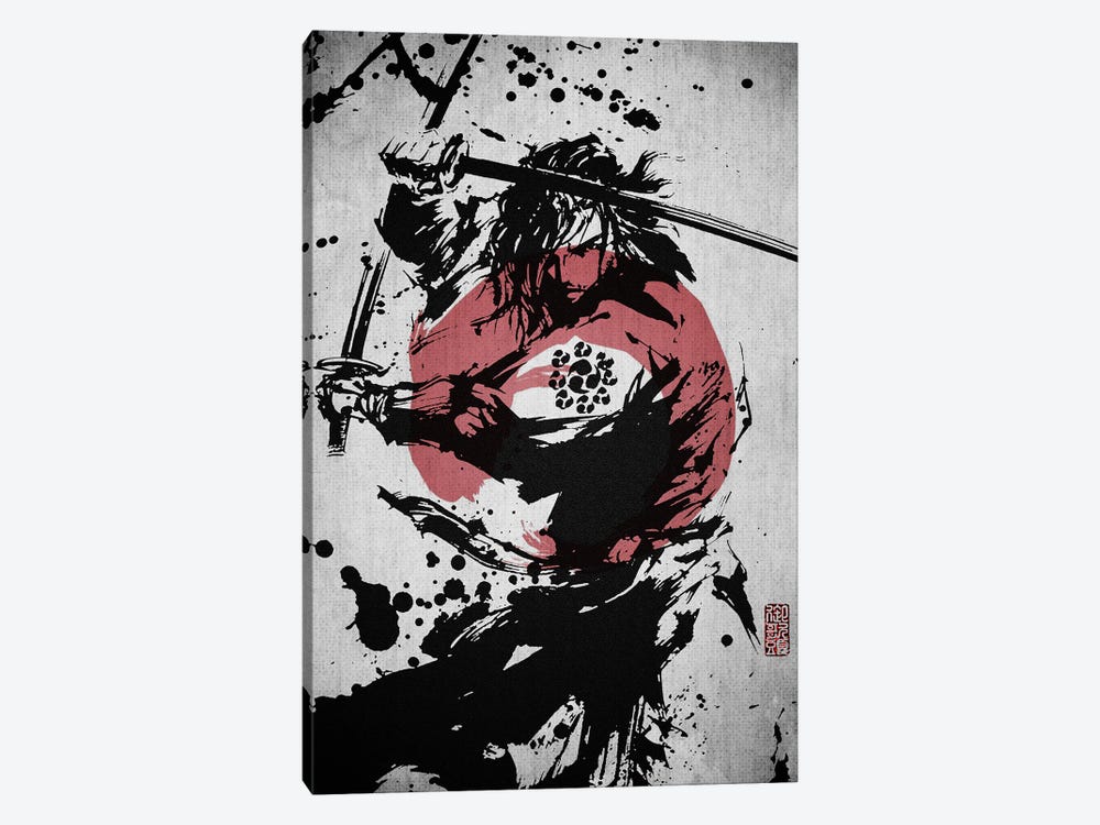 Samurai Style by Joseph Fernando 1-piece Canvas Art Print