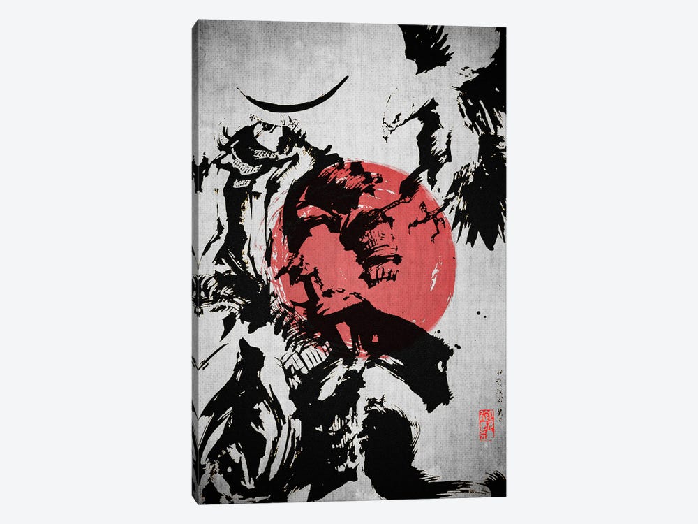 Samurai Eagle by Joseph Fernando 1-piece Canvas Art Print