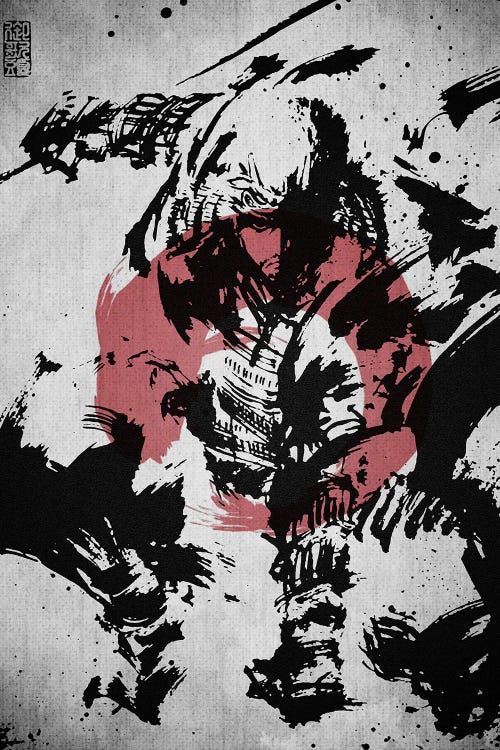 Samurai Smash by Joseph Fernando wall art