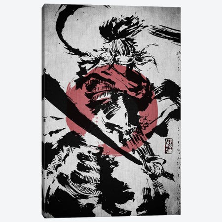 Samurai Gen Canvas Print #JFD116} by Joseph Fernando Canvas Art Print