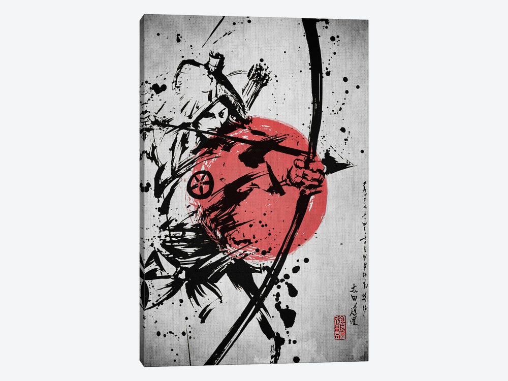 Samurai Arrow by Joseph Fernando 1-piece Canvas Print