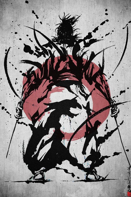 Samurai Back by Joseph Fernando wall art